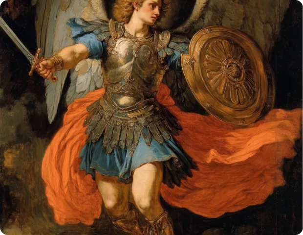 Pintura de São Miguel Arcanjo